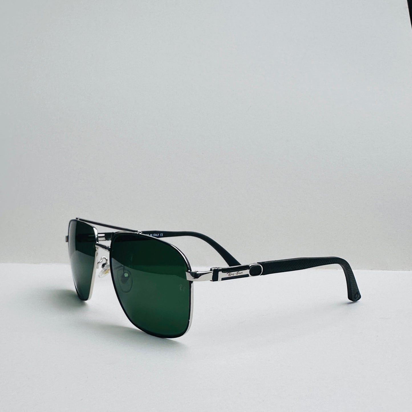 Ray-Ban Double-Bridge Metal Square Sunglasses