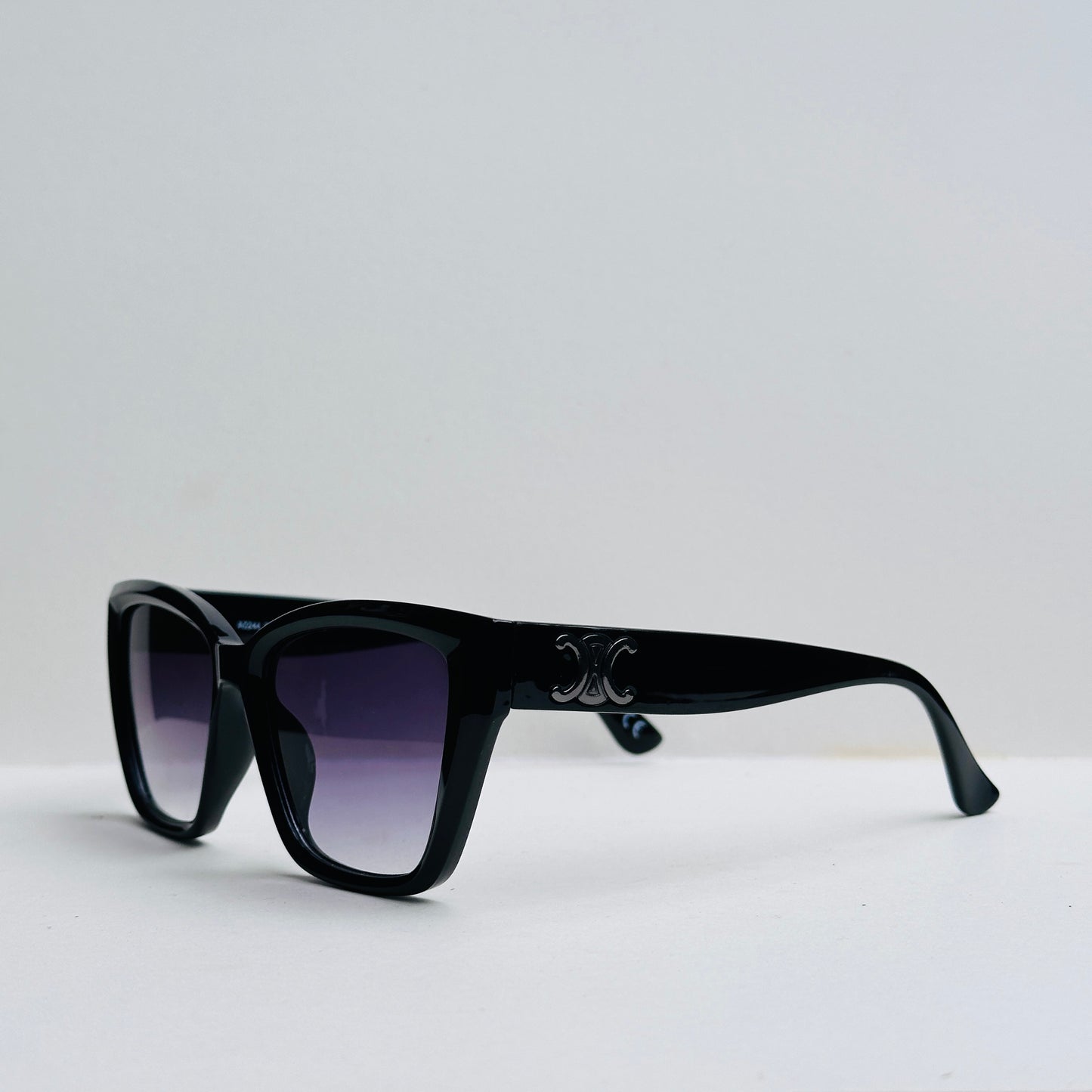 Chanel Cat-Eye Judd Black Sunglasses