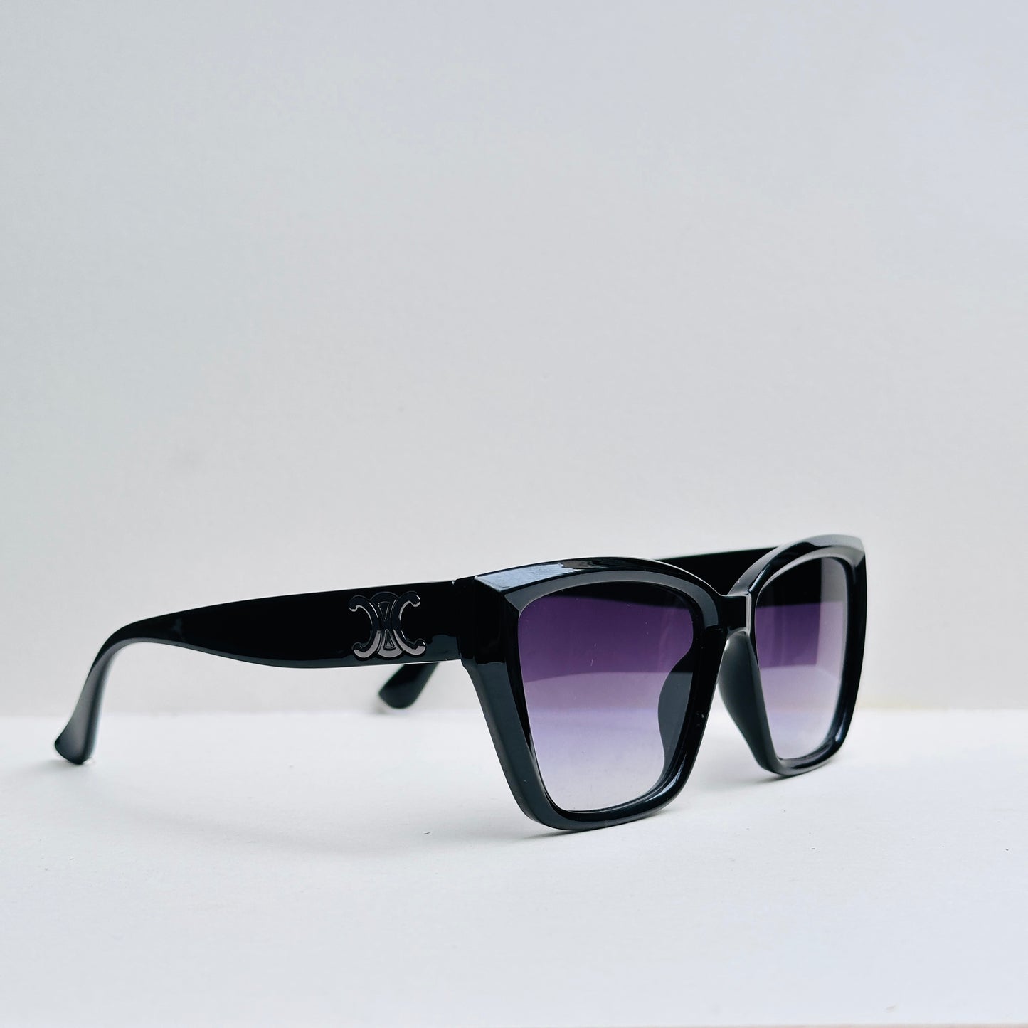 Chanel Cat-Eye Judd Black Sunglasses