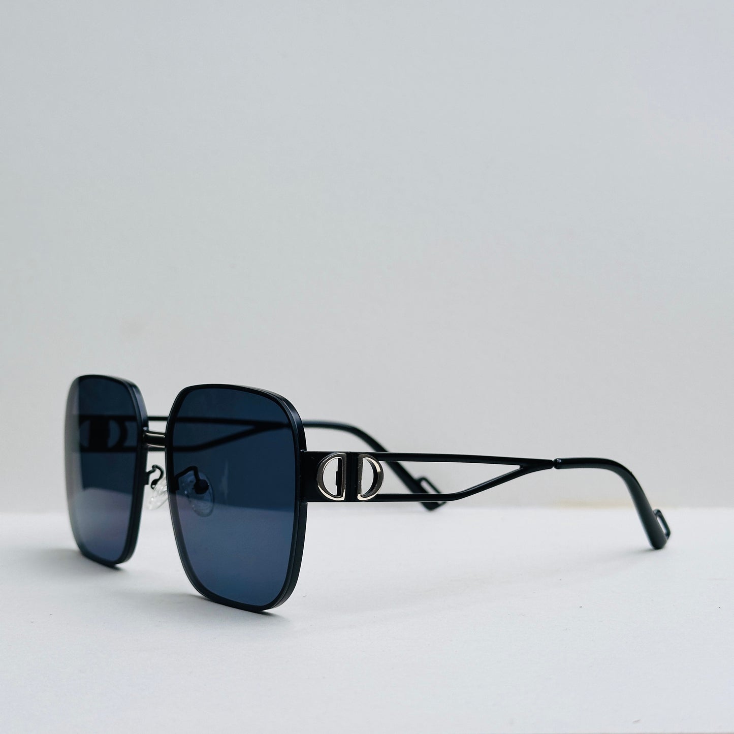 Celine Square Matte Black Sunglasses