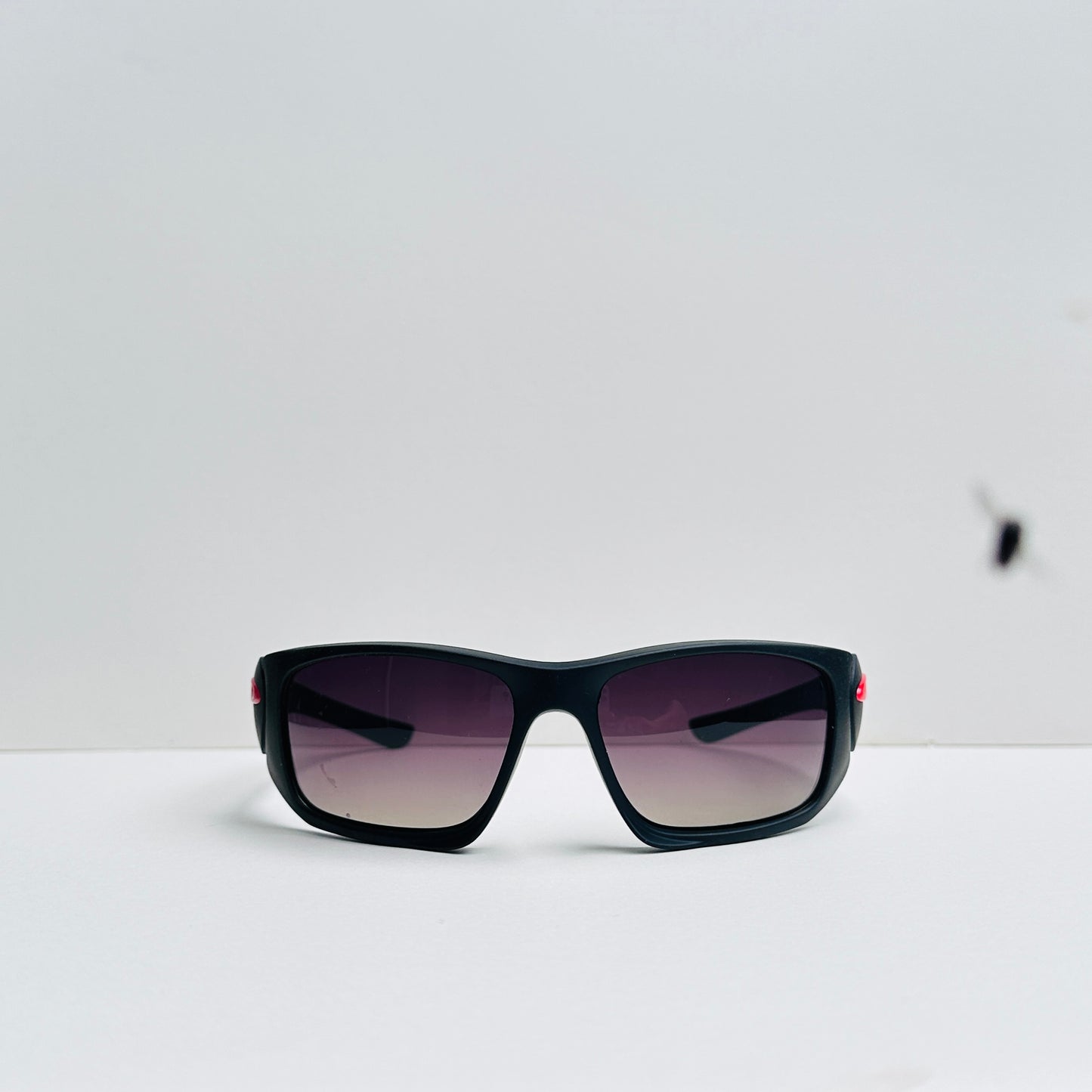 Oakley Black Biker Sunglasses with Double-Shaded Lenses