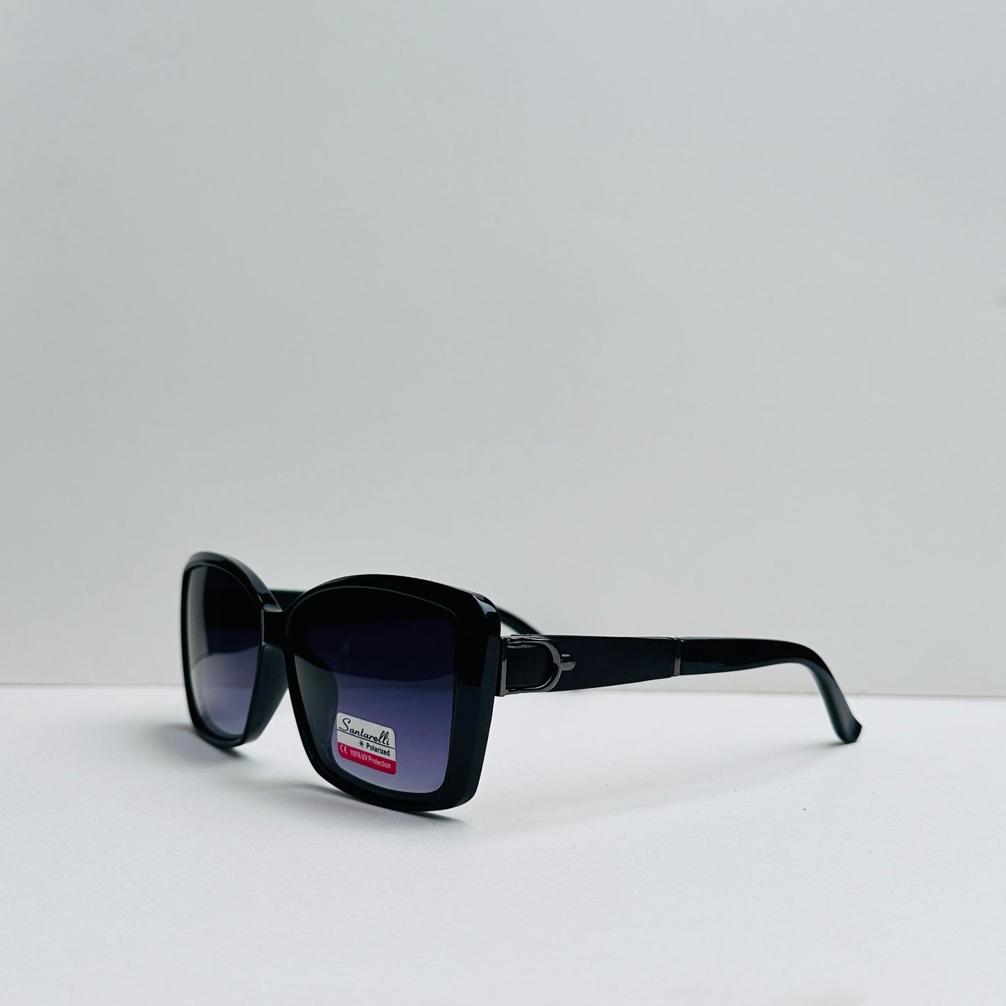 CELINE Rectangular Black Double Shaded Sunglasses