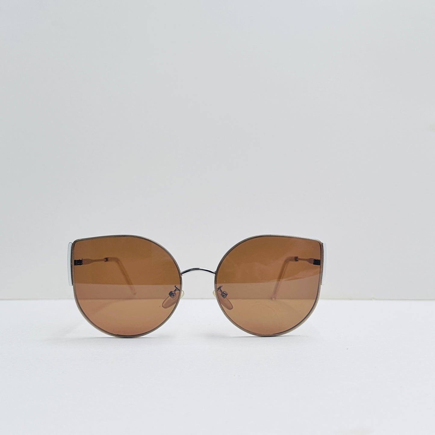 TomHardee Cat-Eye Brown Sunglasses