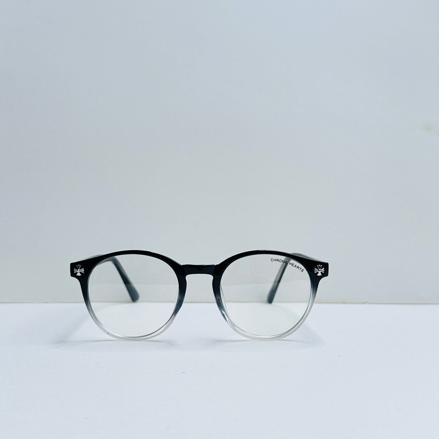 Chrome Hearts Oval Double Shaded Glasses