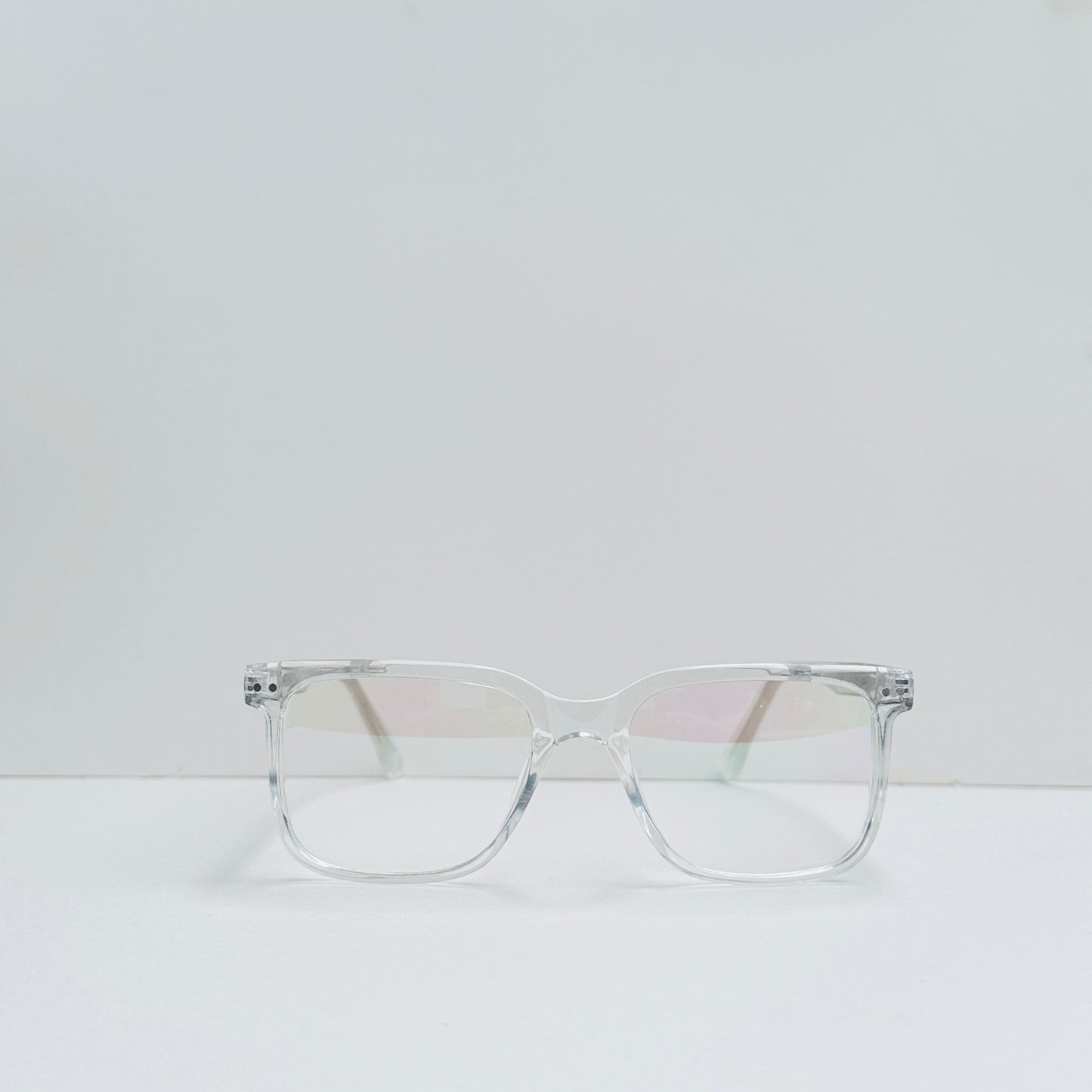 TomHardee White Transparent Glasses
