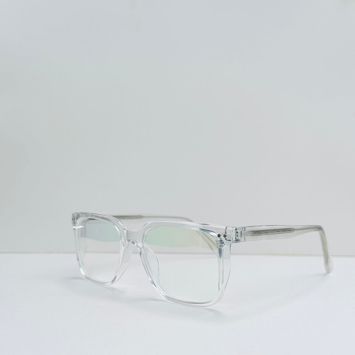 TomHardee White Transparent Glasses