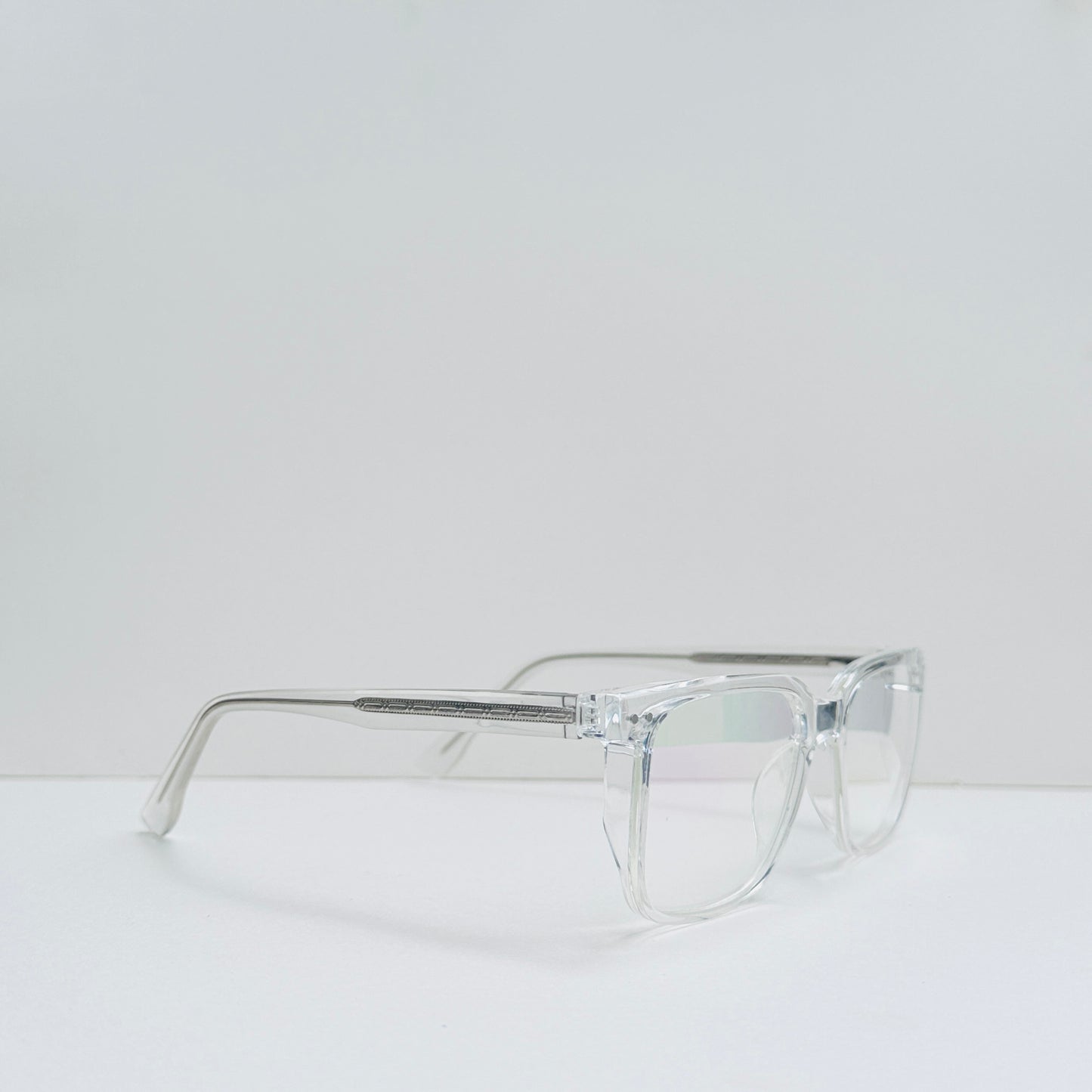 TomHardee White Transparent Glasses