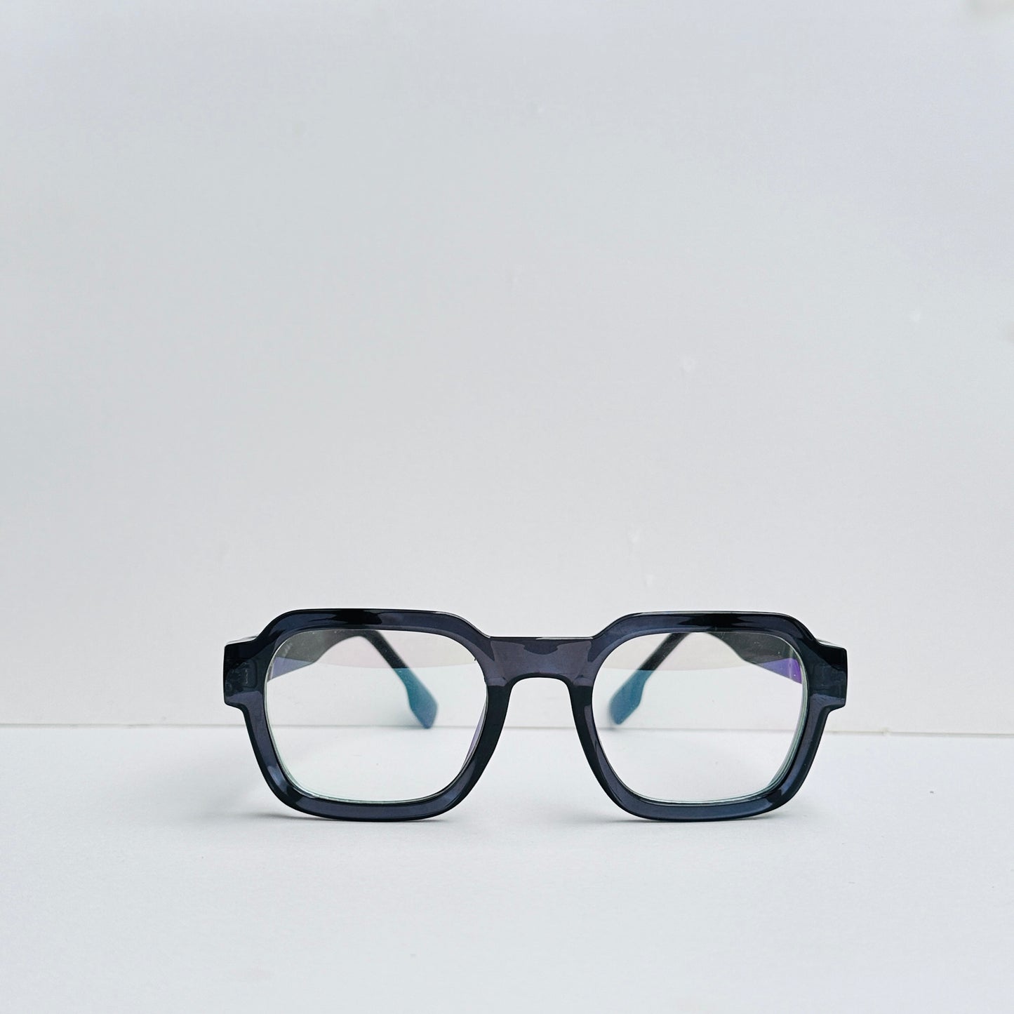 TomHardee Rectangular Dark Grey Glasses