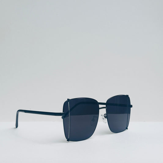 Tomhardee oversized rimless shades flat-top square sunglasses
