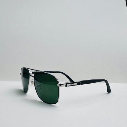 Ray-Ban Double-Bridge Metal Square Sunglasses