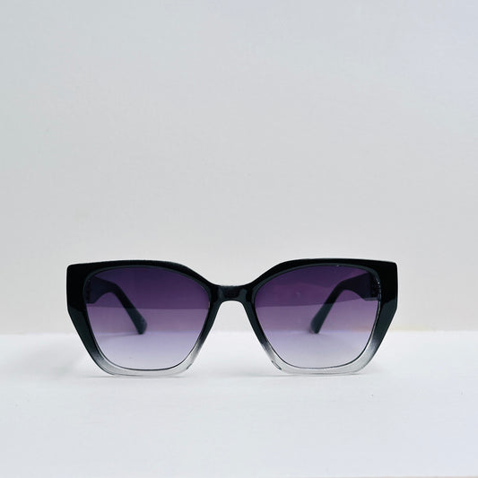 TomHardee Rectangular Black Double-Shaded Sunglasses