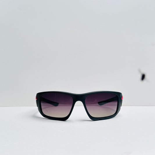 Oakley Black Biker Sunglasses with Double-Shaded Lenses