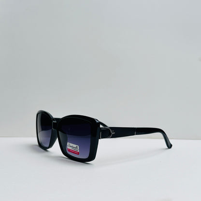 CELINE Rectangular Black Double Shaded Sunglasses