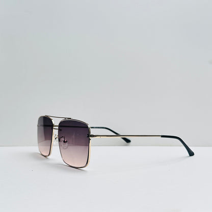 TomHardee Double Bridge Metallica Double Shaded Sunglasses