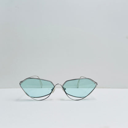 TomHardee Aqua Metallic Sunglasses