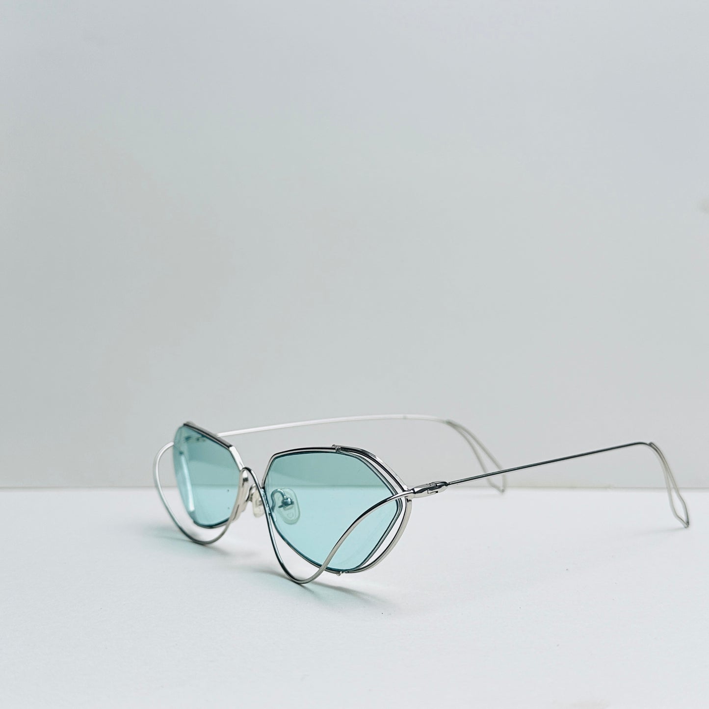 TomHardee Aqua Metallic Sunglasses