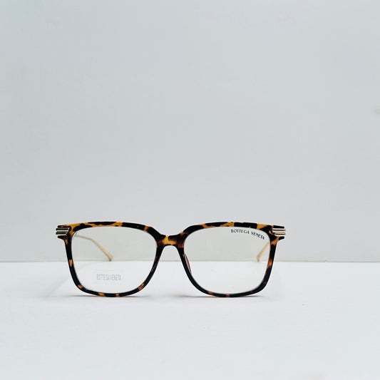 Bottega Veneta Square Sunglasses with Golden Metallic Stick