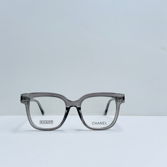 Chanel Transparent Grey with Stone-Crafted Temples