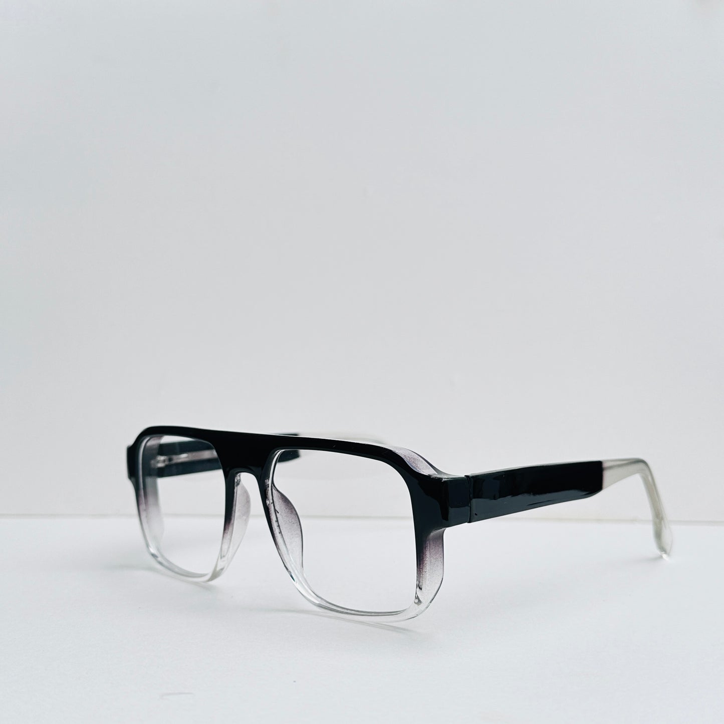 TomHardee Rectangular Dual Shaded Largest Standard Glasses