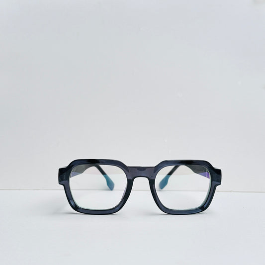 TomHardee Rectangular Dark Grey Glasses