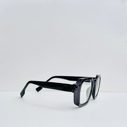TomHardee Rectangular Dark Grey Glasses