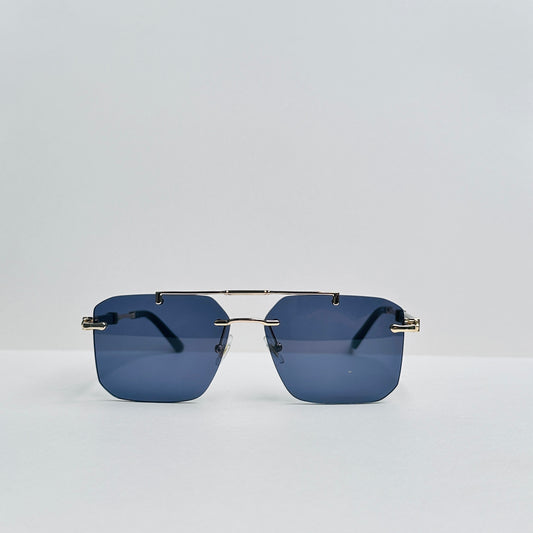 Louis Vuitton Rimless Sunglasses – Black Lens Edition