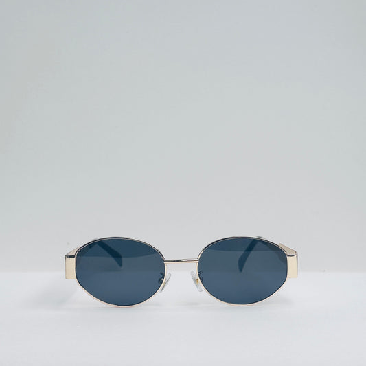 CELINE Gold-tone metal frame, oversized silhouette