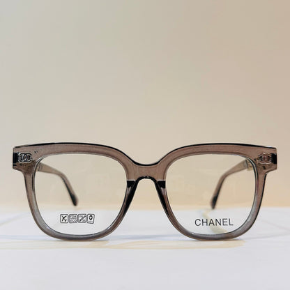 Chanel Rectangular Transparent Grey