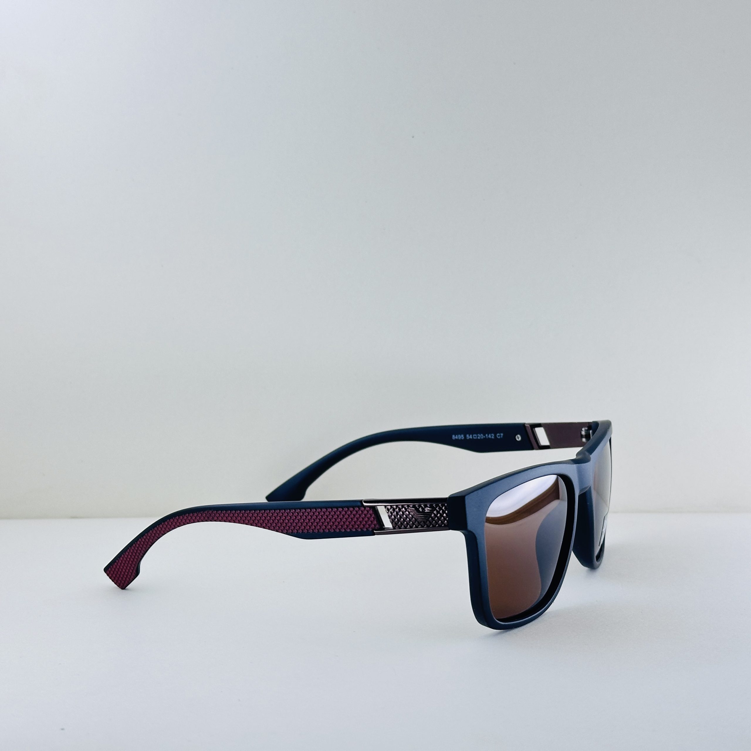 Giorgio Armani Urban Sport Polarized Sunglasses – Matte Black & Copper - Image 2
