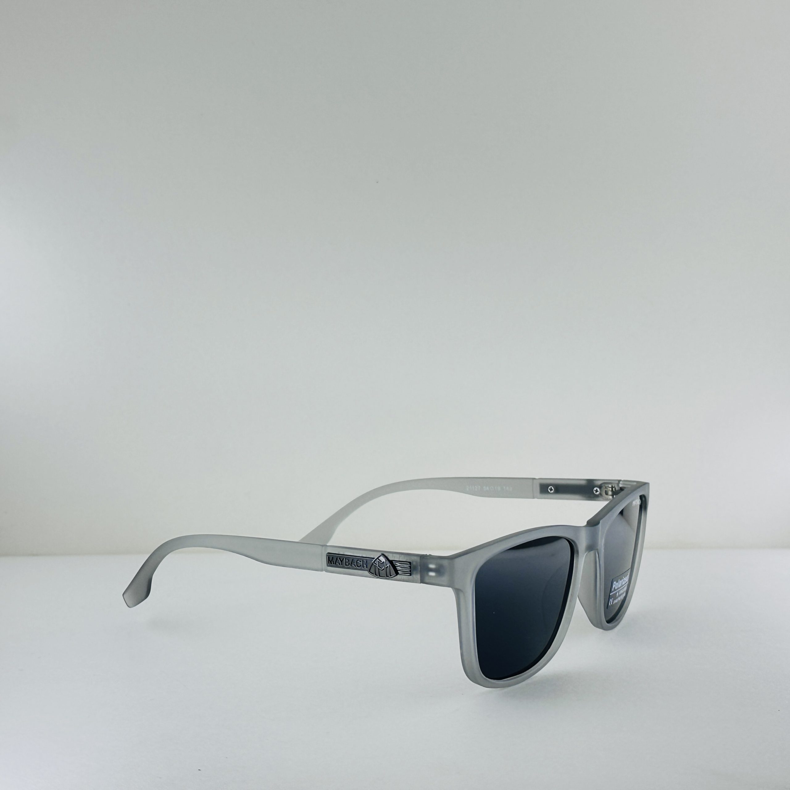 Maybach Exoskeleton – Frost Grey Polarized Square Sunglasses - Image 3