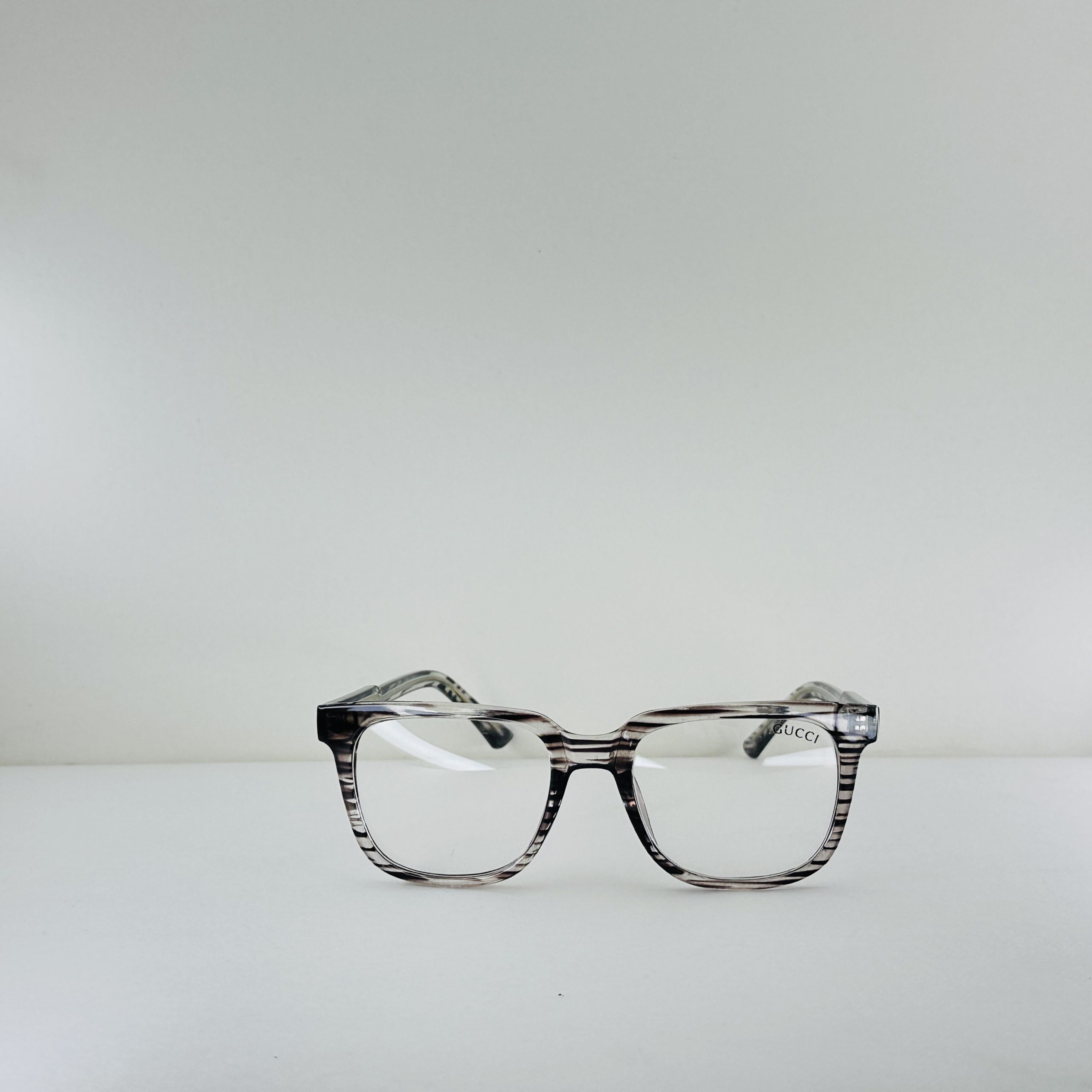 Céline Black Tie Square Optical Frames – Polished Black & Gold