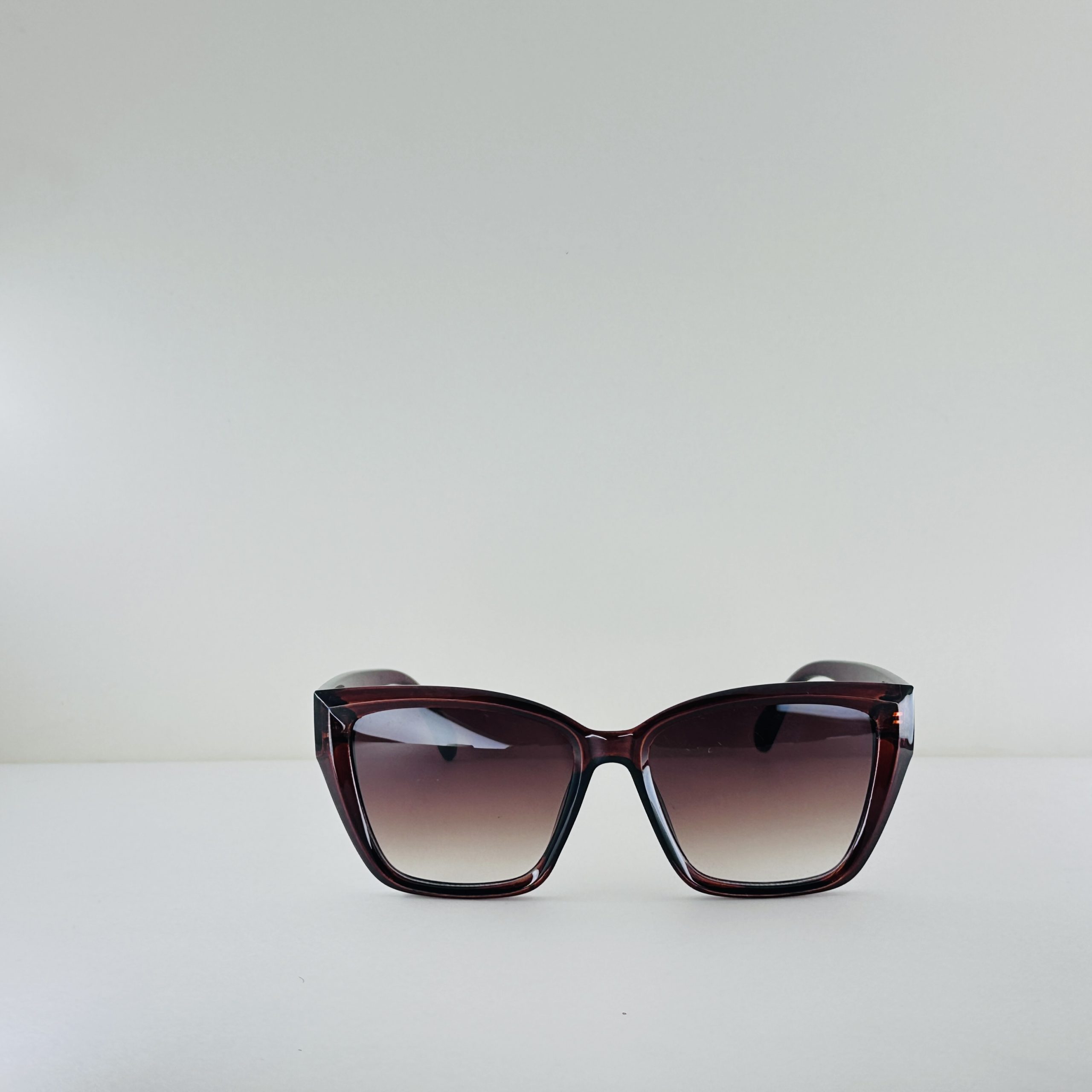Celine Triomphe – Burgundy Tortoise Geometric Cat-Eye Sunglasses